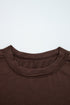 Sheer Lace Patchwork Faux Layered Long Sleeve Top